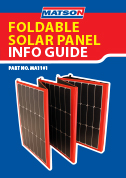 MA1101 Solar Panel Info Guide