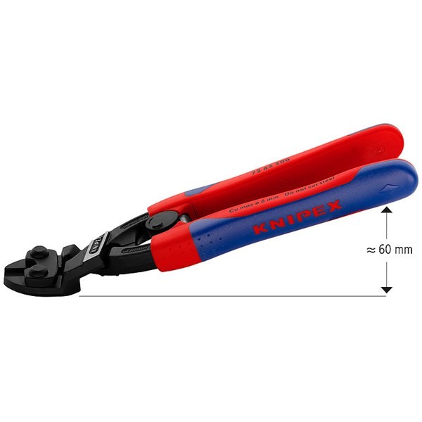 72 62 200 Flush Cutters High Leverage Knipex