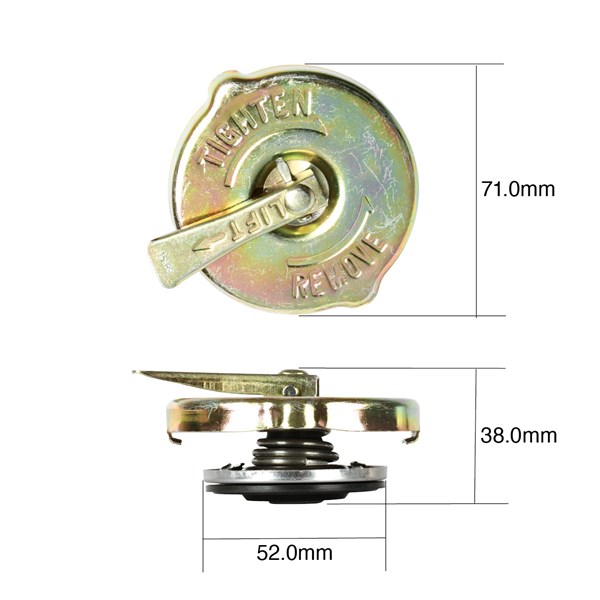 CP15100L Radiator Caps (Safety Lever) Tridon
