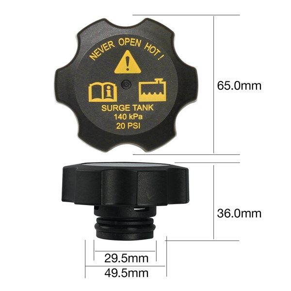 CZ20140 Radiator Caps Tridon