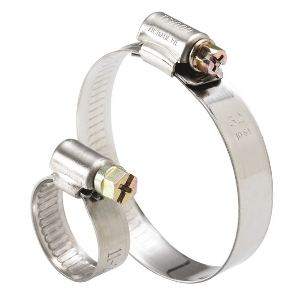 SMH005P SMH/SHS Series Solid Band Clamps, Part Stainless Steel Tridon